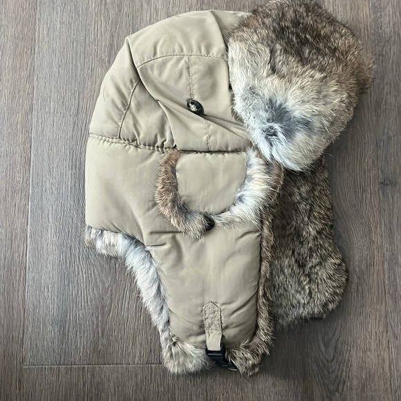 Rabbit lined hat - Picture 3 of 6